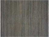 Southwestern Turkish Kilim Simone Grey/Blue Wool Rug - 4'5'' x 6'1''