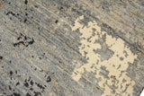 handmade Modern Modern Gray Blue Hand Knotted RECTANGLE WOOL&SILK area rug 8 x 10