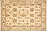 handmade Traditional Kafkaz Chobi Ziegler Beige Beige Hand Knotted RECTANGLE 100% WOOL area rug 8 x 10