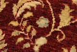 handmade Traditional Kafkaz Chobi Ziegler Red Ivory Hand Knotted RECTANGLE 100% WOOL area rug 4 x 6