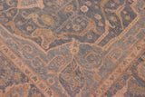 handmade Geometric Kafkaz Chobi Ziegler Gray Lt. Blue Hand Knotted RECTANGLE 100% WOOL area rug 8 x 10