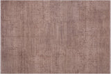 Bohemian Ziegler Stallwor Grey Ivory Hand-Knotted Wool Rug - 7'10'' x 9'7''