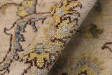 handmade Traditional Kafkaz Chobi Ziegler Ivory Gold Hand Knotted RECTANGLE 100% WOOL area rug 3 x 5