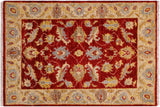 Bohemien Ziegler Starnes Red Ivory Hand-Knotted Wool Rug - 2'0'' x 2'10''