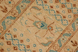 handmade Traditional Kafkaz Chobi Ziegler Green Tan Hand Knotted RECTANGLE 100% WOOL area rug 10 x 14