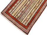 handmade Transitional Shawl Rust Grey Hand Knotted RECTANGLE 100% WOOL area rug 2x3