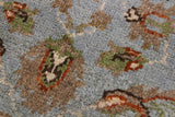 handmade Traditional Kafkaz Chobi Ziegler Lt. Blue Ivory Hand Knotted RECTANGLE 100% WOOL area rug 2 x 3