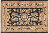 Oriental Ziegler Stephens Gray Ivory Hand-Knotted Wool Rug - 2'0'' x 3'0''