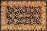 handmade Traditional Kafkaz Chobi Ziegler Blue Tan Hand Knotted RECTANGLE 100% WOOL area rug 10 x 13