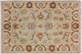 Boho Chic Ziegler Sterling Blue Ivory Hand-Knotted Wool Rug - 2'0'' x 2'10''