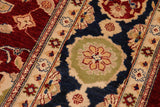 handmade Traditional Kafkaz Chobi Ziegler Red Blue Hand Knotted RECTANGLE 100% WOOL area rug 10 x 14