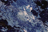 Handmade Kafakz Chobi Ziegler Modern Contemporary Blue Ivory Hand Knotted RECTANGLE WOOL&SILK area rug 6 x 9