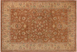 Bohemien Ziegler Desiree Brown Tan Hand-Knotted Wool Rug - 9'11'' x 13'5''