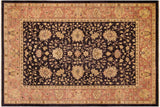 Shabby Chic Ziegler Hope Blue Red Hand-Knotted Wool Rug - 9'9'' x 13'4''