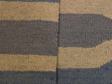 handmade Geometric Kilim Ivory Blue Hand-Woven RECTANGLE 100% WOOL area rug 5x7