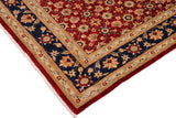 handmade Transitional Kafkaz Chobi Ziegler Red Blue Hand Knotted RECTANGLE 100% WOOL area rug 10 x 14