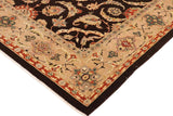 handmade Traditional Kafkaz Chobi Ziegler Brown Tan Hand Knotted RECTANGLE 100% WOOL area rug 10 x 14