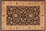 Oriental Ziegler Teri Brown Tan Hand-Knotted Wool Rug - 10'0'' x 13'10''