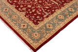 handmade Traditional Kafkaz Chobi Ziegler Red Blue Hand Knotted RECTANGLE 100% WOOL area rug 10 x 14