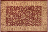 handmade Traditional Kafkaz Chobi Ziegler Brown Tan Hand Knotted RECTANGLE 100% WOOL area rug 10 x 14