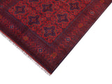 handmade Tribal Biljik Khal Muhammadi Red Blue Hand Knotted RECTANGLE 100% WOOL area rug 6x10