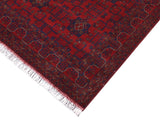 handmade Tribal Biljik Khal Muhammadi Red Blue Hand Knotted RECTANGLE 100% WOOL area rug 4x6
