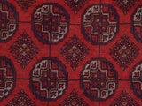 handmade Tribal Biljik Khal Muhammadi Red Blue Hand Knotted RECTANGLE 100% WOOL area rug 5x7