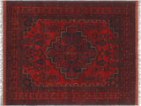 Vintage Biljik Khal Mohammadi Judi Wool Rug - 3'5'' x 4'10''