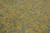 Handmade Kafakz Chobi Ziegler Modern Contemporary Lt. Blue Lt. Gold Hand Knotted Rectangel Hand Knotted 100% Vegetable Dyed wool area rug 10 x 14
