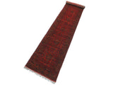 handmade Tribal Biljik Khal Muhammadi Red Blue Hand Knotted RUNNER 100% WOOL Runner 3x13