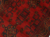 handmade Tribal Biljik Khal Muhammadi Red Blue Hand Knotted RUNNER 100% WOOL Runner 3x13