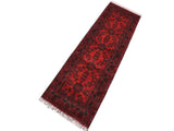 handmade Tribal Biljik Khal Muhammadi Red Blue Hand Knotted RUNNER 100% WOOL Runner 3x9