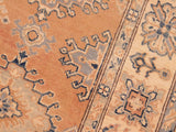 handmade Geometric Kazak Brown Beige Hand Knotted RECTANGLE 100% WOOL area rug 5x7