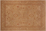 Classic Ziegler Antonett Tan Brown Hand-Knotted Wool Rug - 10'2'' x 13'8''