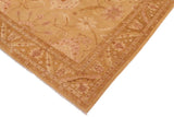 handmade Traditional Kafkaz Chobi Ziegler Gold Brown Hand Knotted RECTANGLE 100% WOOL area rug 10 x 14