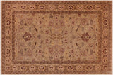 Shabby Chic Ziegler Kate Gray Brown Hand-Knotted Wool Rug - 10'0'' x 13'10''