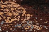 handmade Modern Modern Brown Blue Hand Knotted RECTANGLE WOOL&SILK area rug 8 x 10