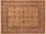 Pak Persian Ebony Gold/Beige Wool Rug - 10'2'' x 14'7''
