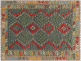 handmade Geometric Kilim Beige Brown Hand-Woven RECTANGLE 100% WOOL area rug 4x6