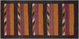 Bohemian Vintage Kilim Tiny Hand-Woven Area Rug - 5'1'' x 10'2''