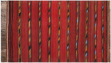 Southwestern Antique Kilim Kimberle Hand-Woven Area Rug - 4'2'' x 7'2''