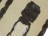 handmade Modern Moroccan Beige Brown Hand-Woven RECTANGLE 100% WOOL area rug 4 x 6