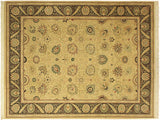 Pak Persian Lucinda Gold/Black Wool Rug - 10'2'' x 13'11''