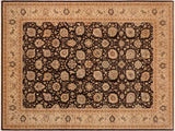 handmade Transitional Design Brown Tan Hand Knotted RECTANGLE 100% WOOL area rug 10x14