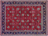 Vintage Antique Persian Tabriz Hunt Wool Rug - 9'7'' x 13'1''
