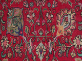 handmade Traditional Tabriz Red Purple Hand Knotted RECTANGLE 100% WOOL area rug 10x13