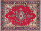 Vintage Antique Persian Tabriz Palmer Wool Rug - 6'9'' x 9'5''