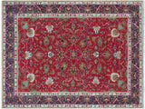 Vintage Antique Persian Tabriz Andrews Wool Rug - 8'0'' x 11'4''