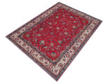 handmade Medallion, Traditional Tabriz Red Beige Hand Knotted RECTANGLE 100% WOOL area rug 9x12
