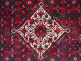 handmade Medallion, Traditional Tabriz Red Beige Hand Knotted RECTANGLE 100% WOOL area rug 7x10